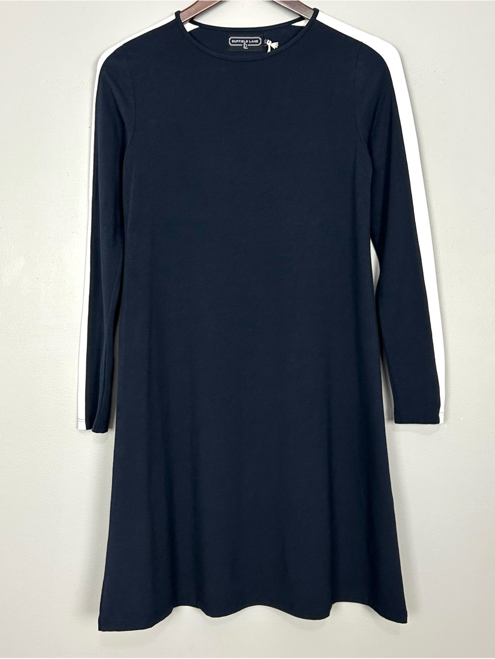 Duffield Lane Higgins Jersey Knit Dress Women’s Size XS Shift Nautical Preppy